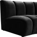 Infinity Black Velvet 7pc. Modular Sectional - James Furniture (NY)