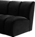 Infinity Black Velvet 4pc. Modular Sectional - James Furniture (NY)