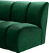 Infinity Green Velvet 12pc. Modular Sectional - James Furniture (NY)