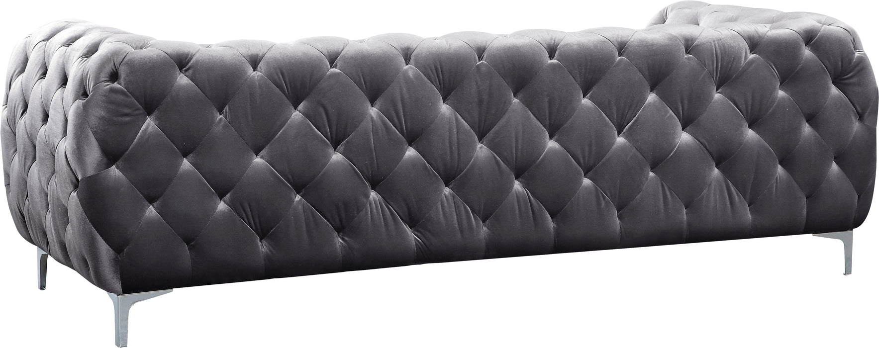 Mercer Grey Velvet Sofa - James Furniture (NY)