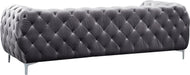 Mercer Grey Velvet Sofa - James Furniture (NY)
