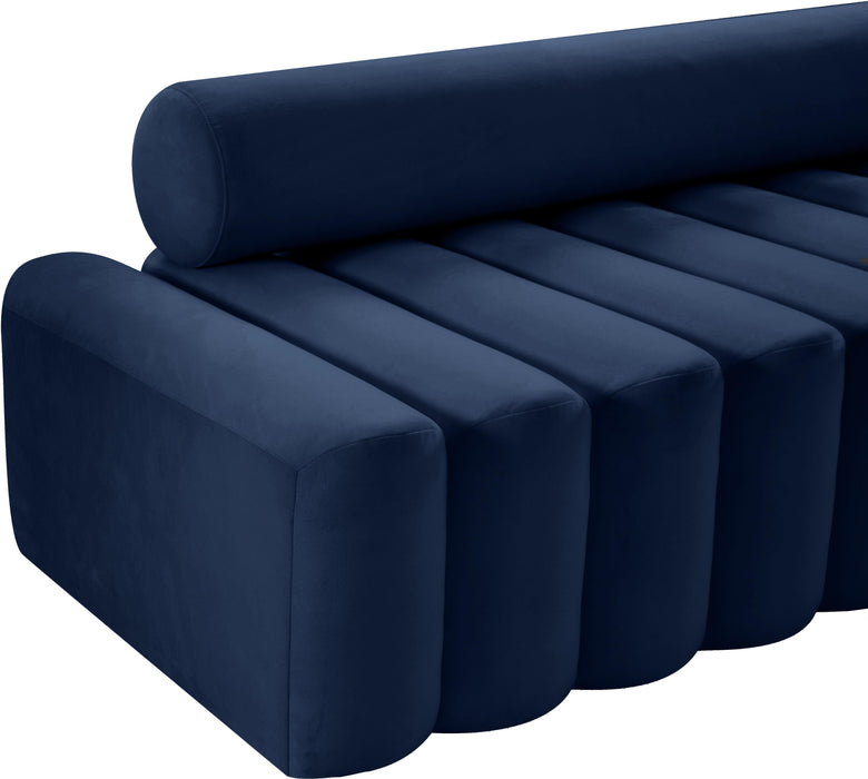 Melody Navy Velvet Sofa - James Furniture (NY)