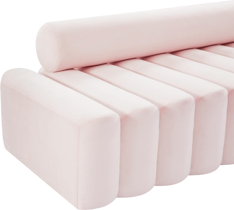 Melody Pink Velvet Sofa - James Furniture (NY)