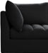 Jacob Black Velvet Modular Sectional - James Furniture (NY)