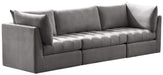Jacob Grey Velvet Modular Sofa image