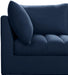 Jacob Navy Velvet Modular Sectional - James Furniture (NY)