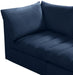 Jacob Navy Velvet Modular Sectional - James Furniture (NY)