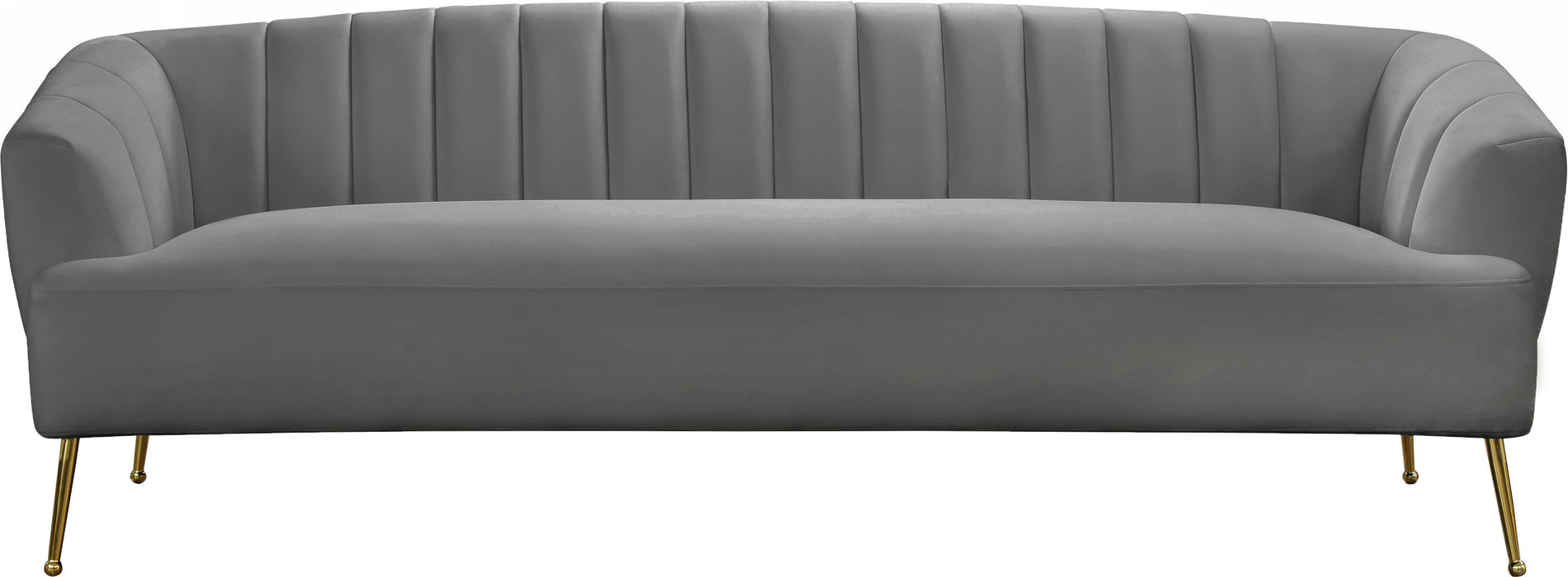 Tori Grey Velvet Sofa