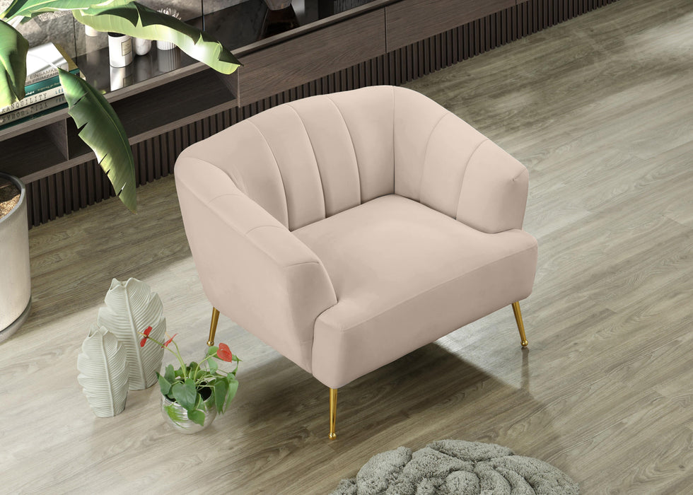 Tori Pink Velvet Chair