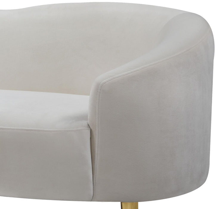 Ritz Cream Velvet Sofa - James Furniture (NY)