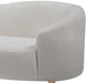 Ritz Cream Velvet Sofa - James Furniture (NY)
