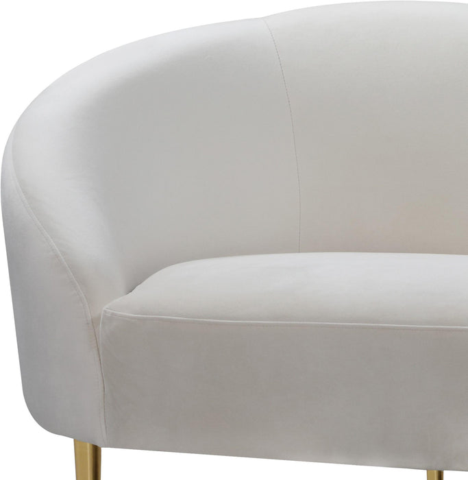 Ritz Cream Velvet Sofa - James Furniture (NY)