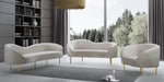 Ritz Cream Velvet Sofa - James Furniture (NY)
