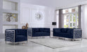Opal Navy Velvet Loveseat - James Furniture (NY)