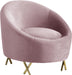 Serpentine Pink Velvet Chair image