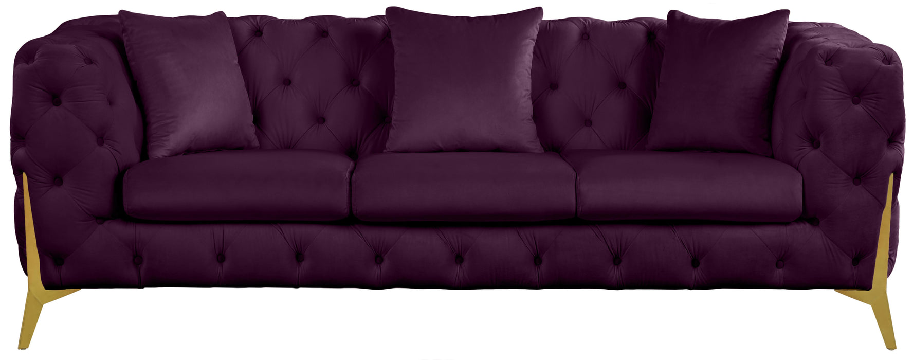 Kingdom Purple Velvet Sofa