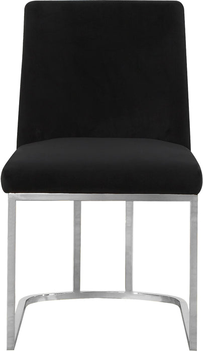 Heidi Black Velvet Dining Chair