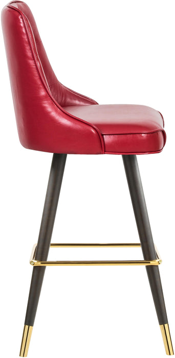 Portnoy Red Faux Leather Counter/Bar Stool