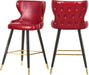Hendrix Red Faux Leather Counter/Bar Stool image