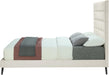 Elly Cream Velvet King Bed - James Furniture (NY)