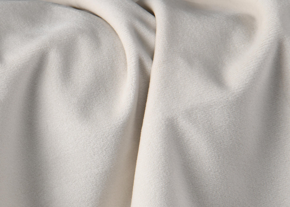 Elly Cream Velvet Queen Bed - James Furniture (NY)