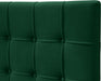 Elly Green Velvet Queen Bed - James Furniture (NY)