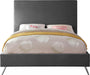 Jasmine Grey Velvet Queen Bed - James Furniture (NY)
