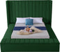 Kiki Green Velvet Queen Bed (3 Boxes) - James Furniture (NY)