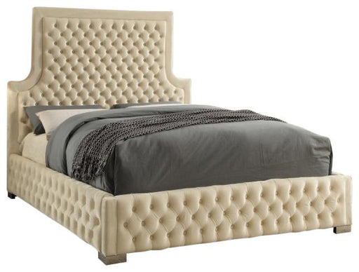 Sedona Cream Velvet King Bed image