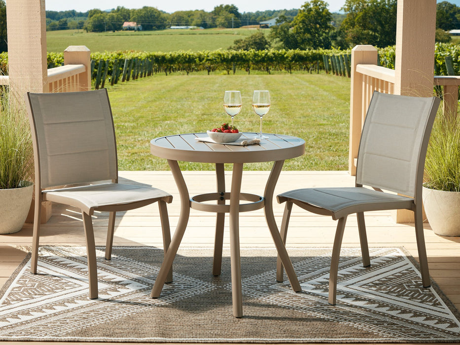Mission Beach Outdoor Table and 2 Chairs - James Furniture (NY)