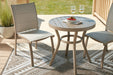 Mission Beach Outdoor Table and 2 Chairs - James Furniture (NY)