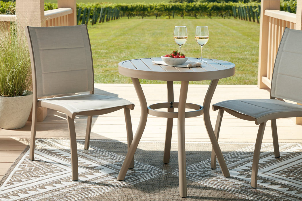 Mission Beach Outdoor Table and 2 Chairs - James Furniture (NY)