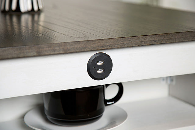 Lescles 3 Pc Counter Ht Set (1 Table + 2 Chairs) - James Furniture (NY)