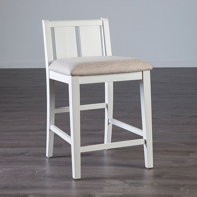 Lescles 3 Pc Counter Ht Set (1 Table + 2 Chairs) - James Furniture (NY)