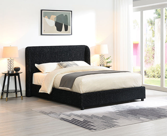 Laverni E.King, Full, & Queen Bed White, Grey, & Black