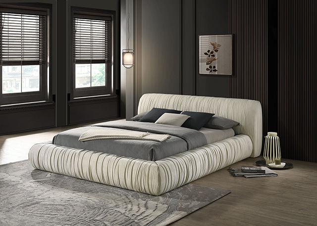 Palmdale Bed Black & Ivory