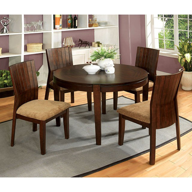 Ottawa Round Dining Table Brown