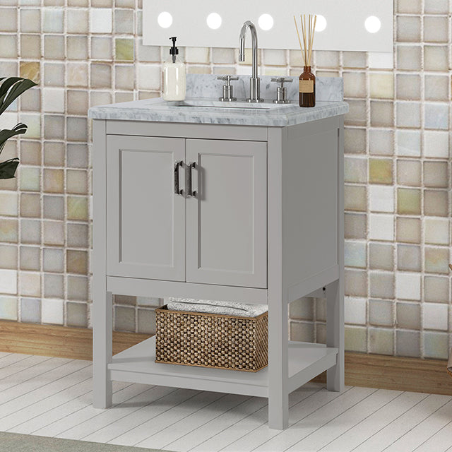Reston Vanity with Top/ Sink - James Furniture (NY)
