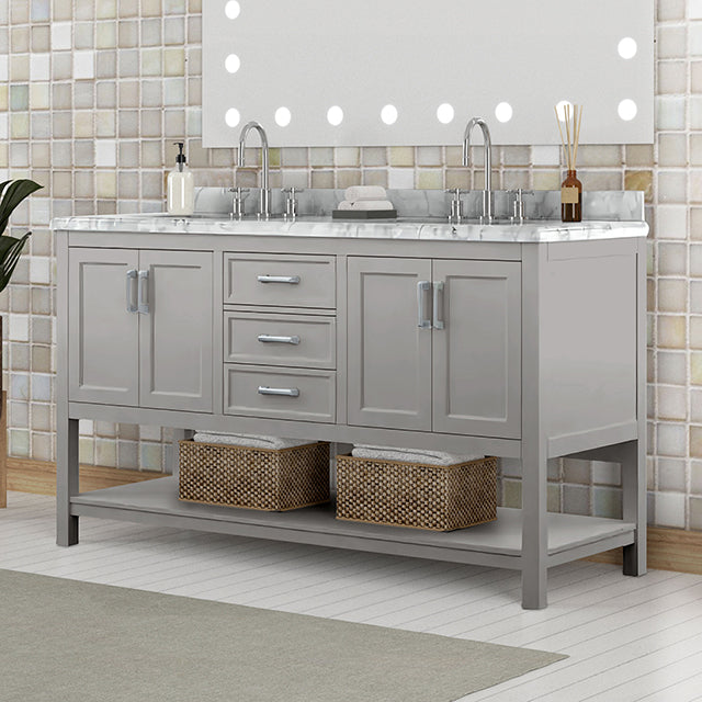 Reston Vanity with Top/ Sink - James Furniture (NY)